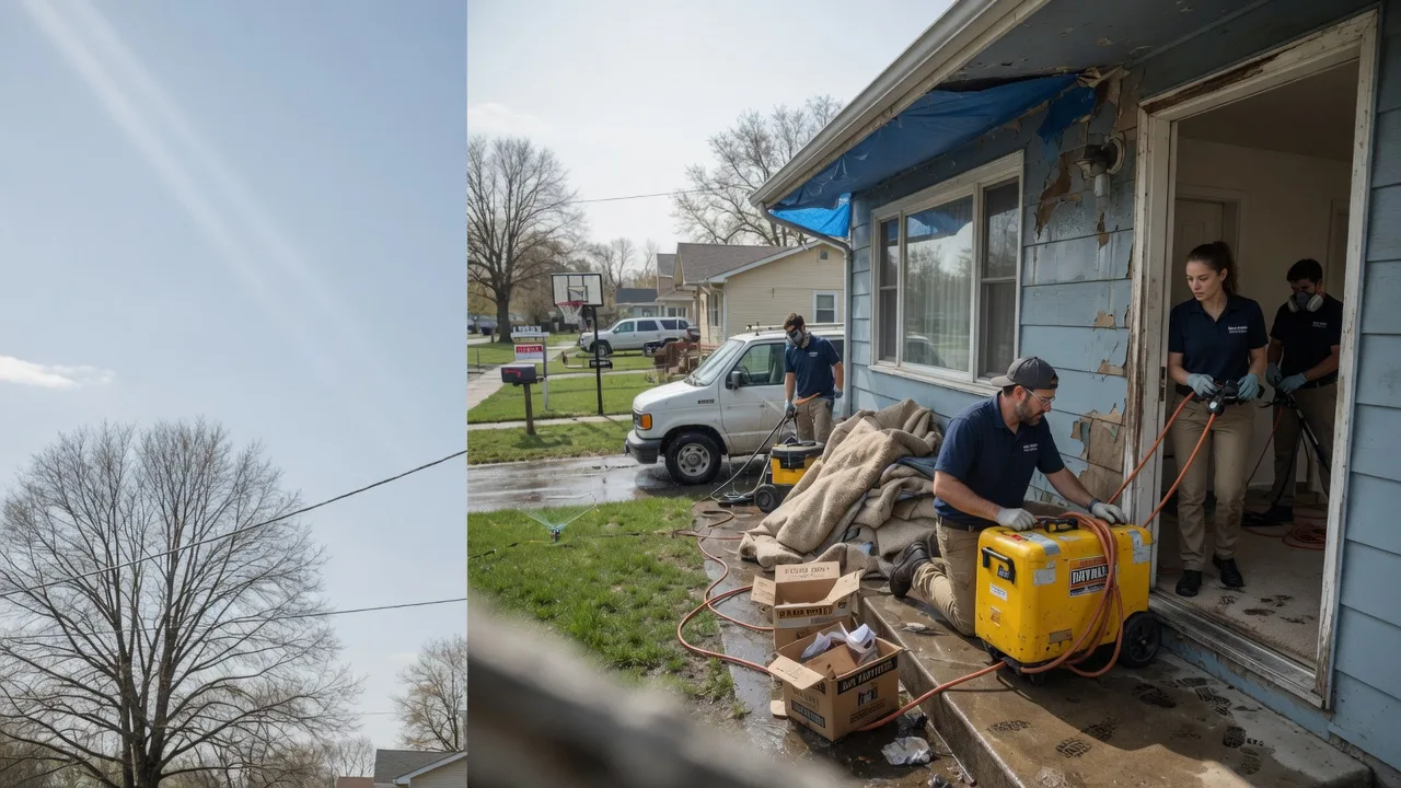 Basement Flood Cleanup in Freeburn, KY near me
